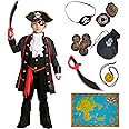 Spooktacular Creations Halloween Pirate Costume for Kids, Boy Captain Pirate Costume for Trick or Treat Themed Party