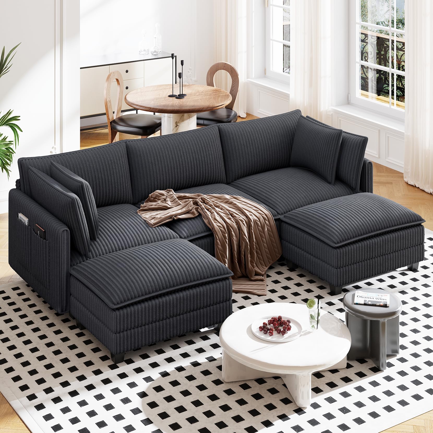 Photo 1 of ***PARTIAL SET*** Vesgantti modular section sofa cloud sola carton A redefine flexible for comfort living
