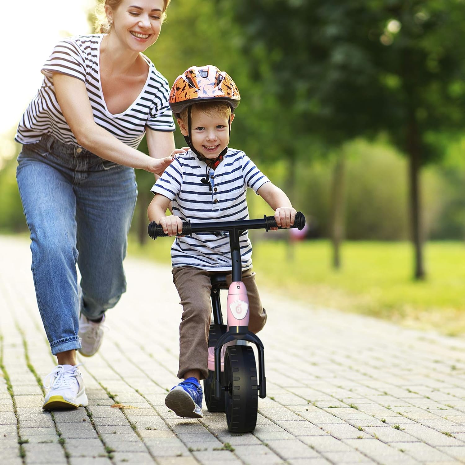 Jollito Balance Bike, Adjustable Seat and Handlebar Kids Balance Bike for 2,3,4,5,6 Years Old, No-Pedal Toddler Training Bike with Footrest: Sports & Outdoors