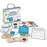 Skill Builders! 1st Grade Geometry, Homeschool Curriculum, First Grade Learning Games, First Grade Learning Materials, 128 Pi