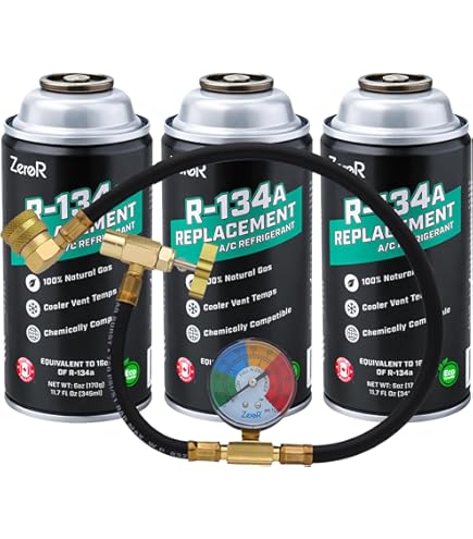 Amazon.com: ZeroR AC Refrigerant R134a Replacement - Eco-Friendly