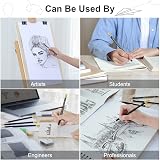 Drawlish Sketching Pencils Set of 8 B, 2B, 4B, 6B, 8B, HB, 2H, 4H view 7