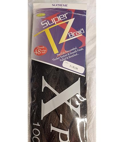 Amazon.com : Supreme Super X TZ Braid Pre Stretched Pre Cut Pre