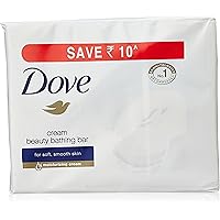Dove Cream Beauty Bathing Bar, 3 X 100g