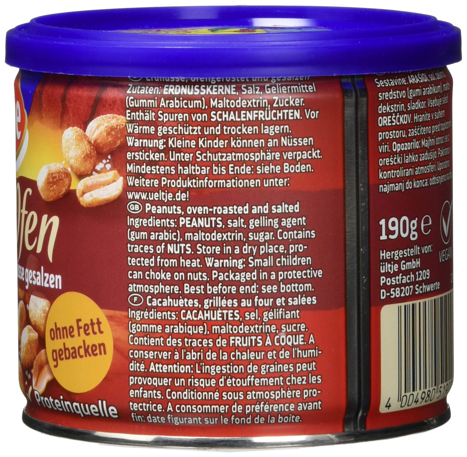 ültje Ofen Erdnüsse gesalzen, 180 g 2