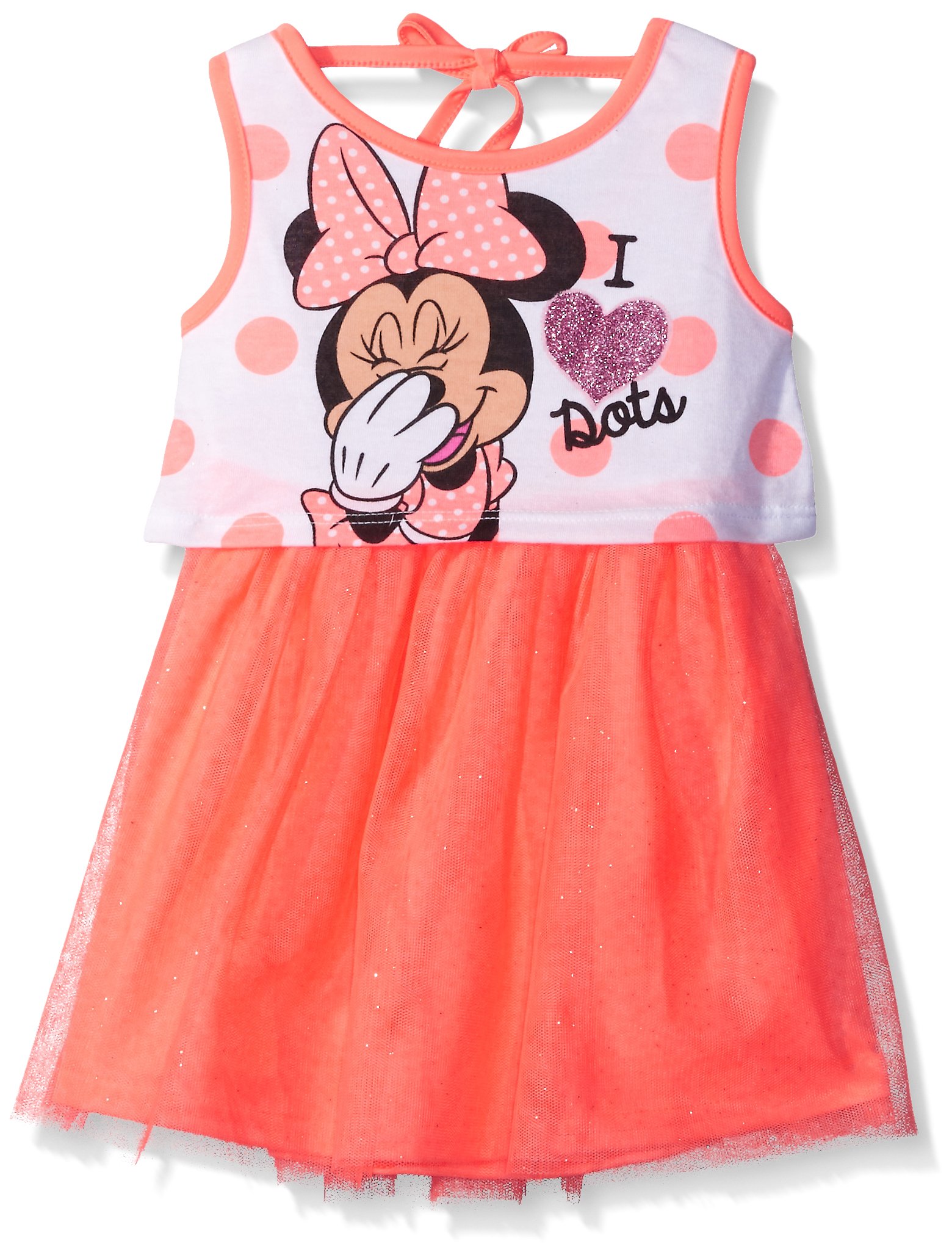 Disney Girls Minnie I Love Dots Jersey Dress With Glittered | Desertcart  Aruba