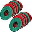 12 Pieces Battery Terminal Anti Corrosion Washers Fiber Battery Terminal Protector, 6 Red and 6 Green