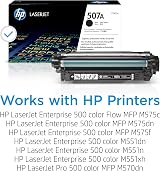 HP CE400A 507A Black Original LaserJet Toner Cartridge view 2