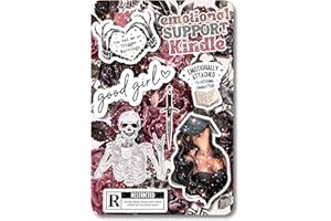 APPALACHIAN ARTISANS Clear Back Cover Insert for Kindle | Booktok Bookish Kindle Stickers Insert | E-Reader Accessories | Dark Romance Book Gifts for Women (Kindle Paperwhite 12th Generation)