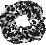 LOOKSEVEN 6 Pack Leopard Print Bandana Scrunchies Hair Ties for Women view 6