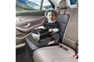 OTOM LEGEND DESIGNS Otom Car Seat Protector for Child Car Seat (Black) (Black)