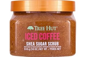 Tree Hut Iced Coffee Shea Sugar Exfoliating & Hydrating Body Scrub, 18 oz