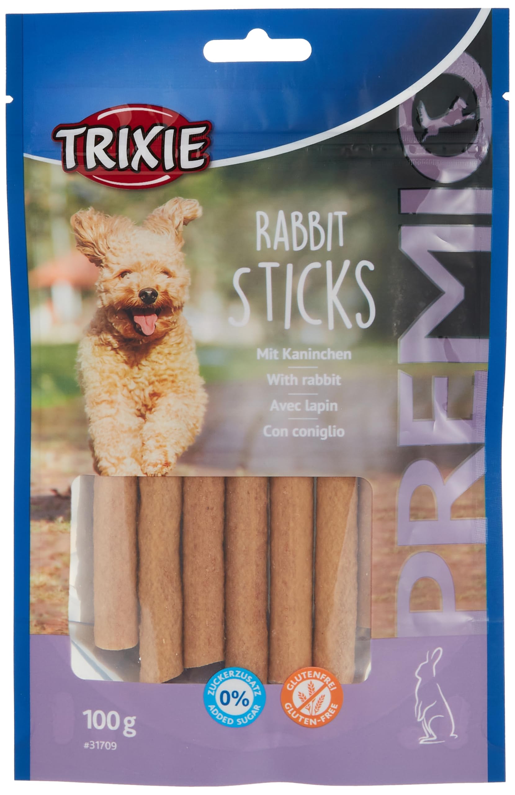 Trixie Rabbit Sticks Dog Treats, 0.24 pounds