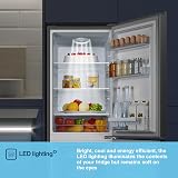Fridgemaster MC50165EB 50cm Freestanding Fridge Freezer 175L Black view 8