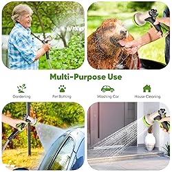 Garden Hose 50 ft, Stainless Steel Water Hose with