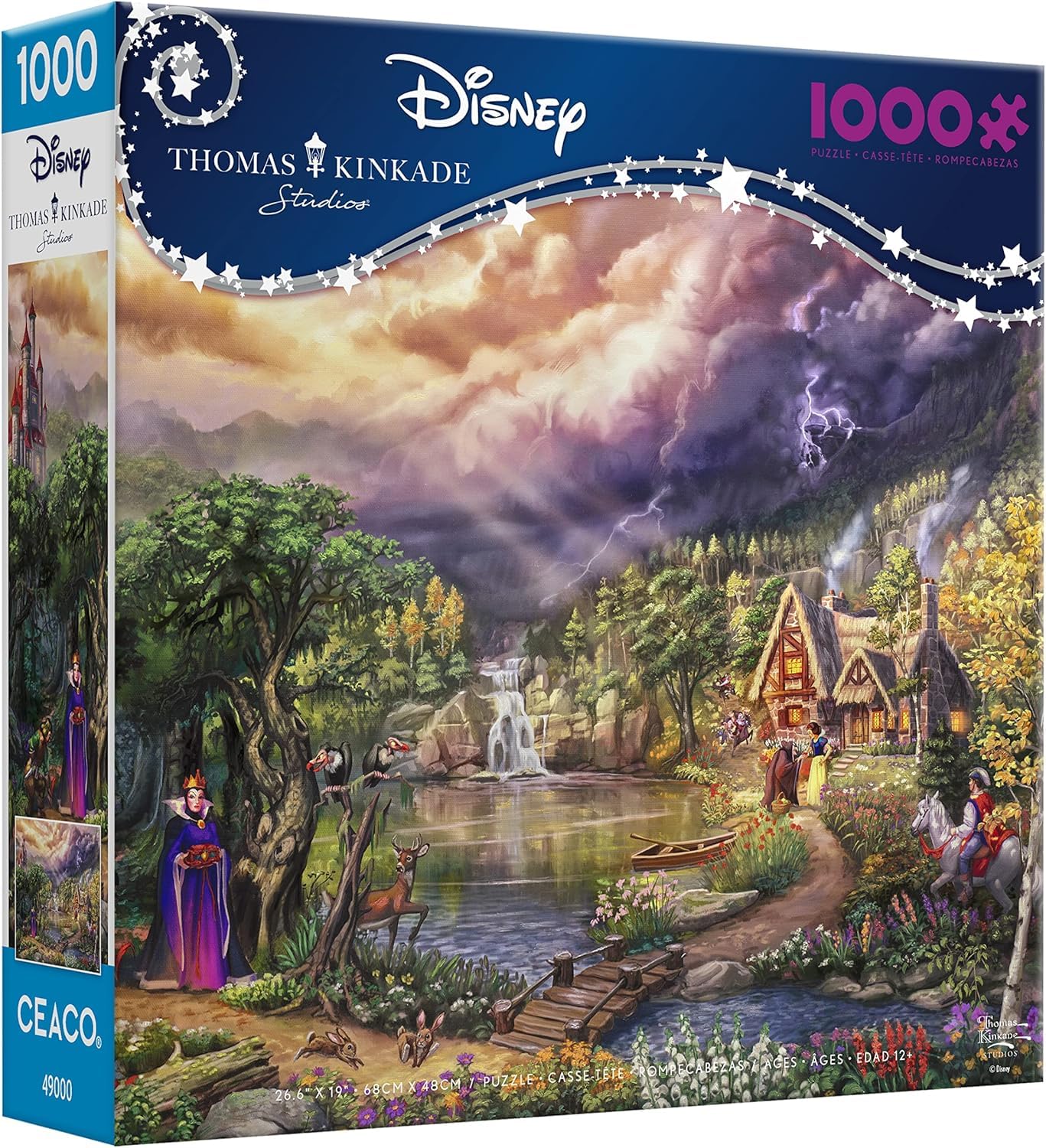 Ceaco - Thomas Kinkade Disney Dreams - Evil Queen - 1000 Piece Jigsaw Puzzle