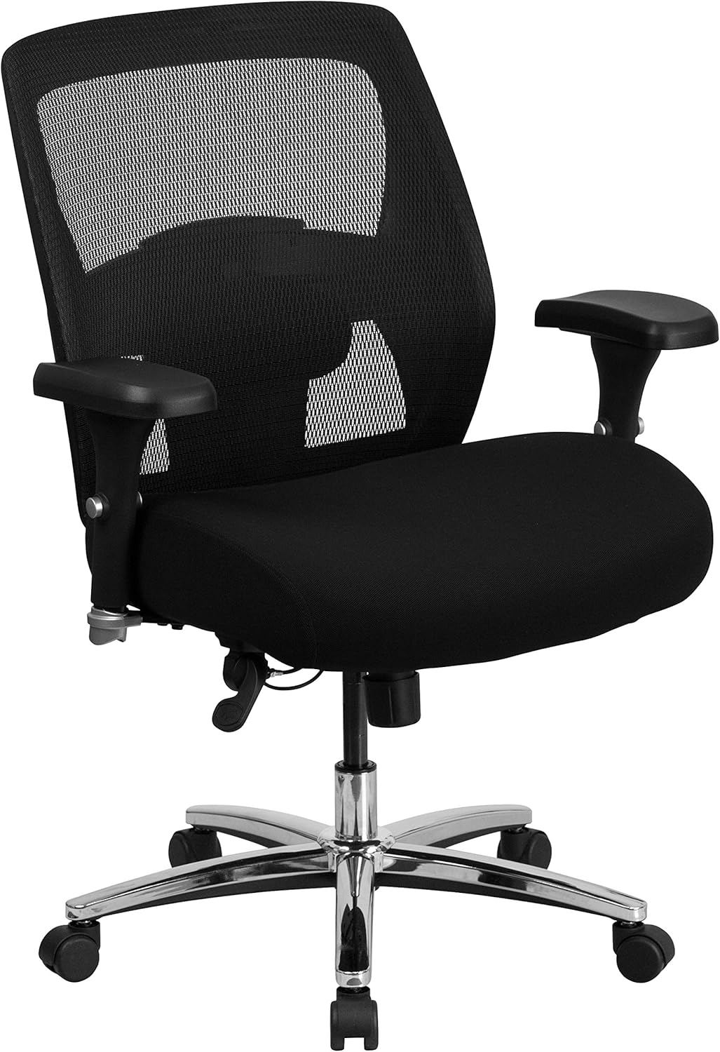 Flash Furniture Hercules Series 24 7 Intensive Use Big Tall 500 Lb Rated Black Mesh Executive Ergonomic Office Chair With Ratchet Back Furniture Decor Amazon Com
