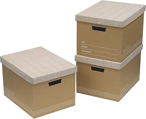 Amazon おままごとシリーズ収納ボックス3個組 段ボール製 おもちゃ 本 雑貨収納に 日本製 収納ケース ボックス オンライン通販