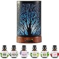 Amazon.com: Oil Diffuser & Essential Oils Set - Oil Diffuser 150ml with ...