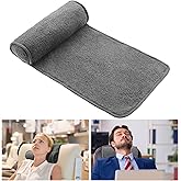 Weysat Neck Head Pillow for Recliner Chair Non Slip Fleece Adjustable Neck Roll Support Headrest Pillow for Travel Home Office Recliner Couch Sofa Armchair(Dark Gray)