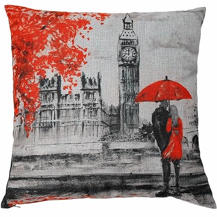 Amazon Com 16x16 Inches Cotton Linen Blend Western Style Love Is