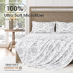 FreshCulture Floral Bed Sheets - Ultra Soft Twin
