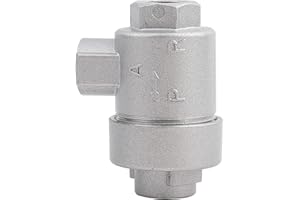 High Flow Quick Exhaust Valve 1/4 Inch BSPT Aluminum Threaded One Way Air Valve for Compressed Air Systems Industrial Pneumat