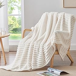 BEDELITE Fleece Throw Blanket for Couch, 300GSM