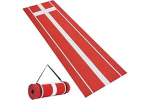 VEVOR Softball Pitching Mat, Softball Pitching Mound, Antislip Antifade Rubber Softball Pitching Training Aid, Pitch Practice