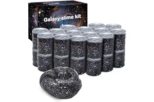 PTFVTN 24 Pack Galaxy Star Slime,Party Favor for Kids Girls & Boys,Non Sticky, Stress & Anxiety Relief, Wet, Super Soft Sludge Toy,Birthday Gifts for Kids Girl and Boys