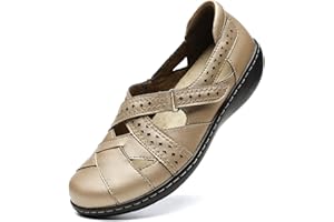 TERRIKAT Women's Casual Loafers Cute Slip On Comfort Walking Flats Leather Driving Moccasins Fashion Closed Toe Boat Shoes