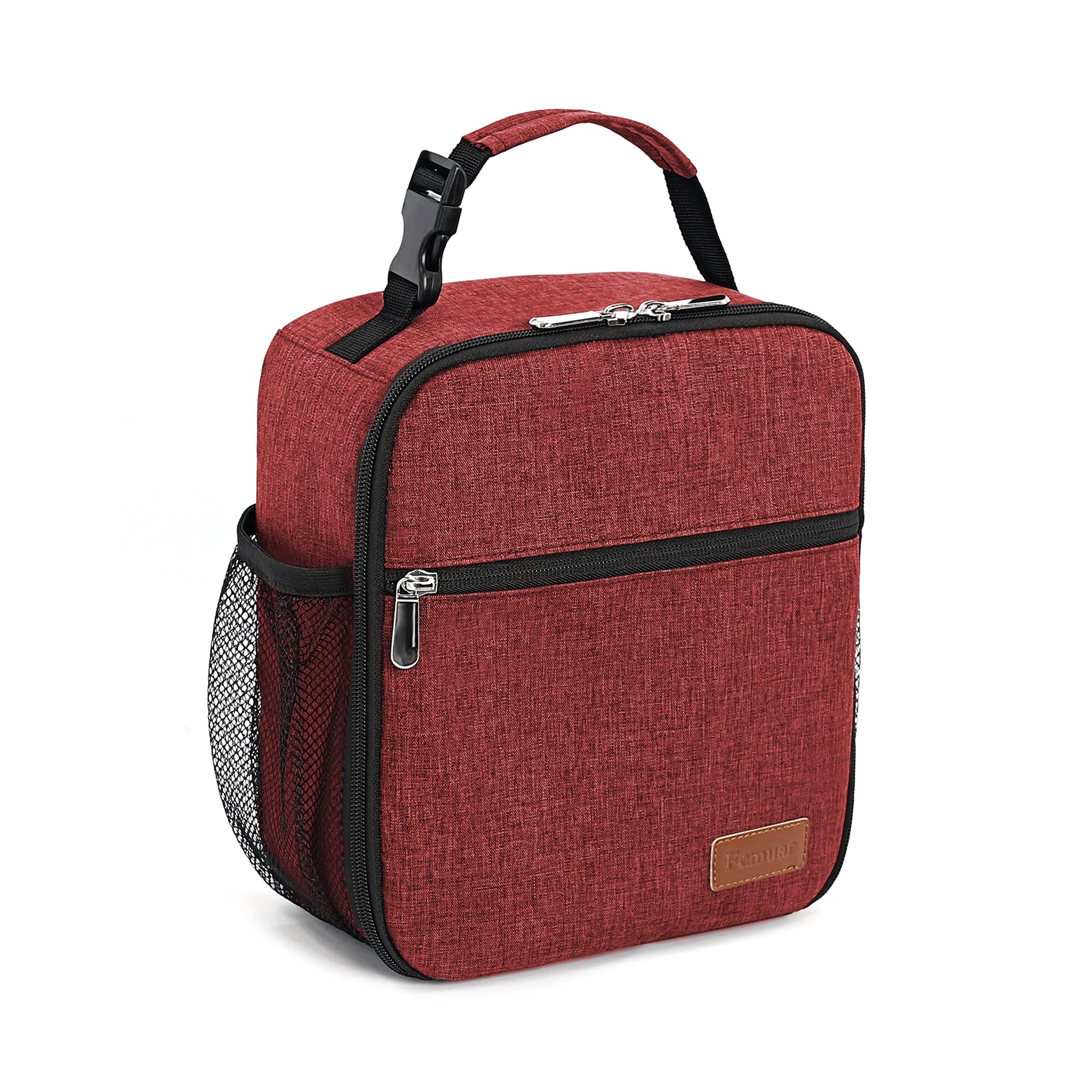 Photo 1 of Lunch Box for Men Women Adults Small Lunch Bag for Office Work Picnic - Reusable Portable Lunchbox, Red