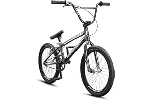 Mongoose Title Pro BMX Race Bike, 20-inch Wheels, Beginner Riders, Lightweight Tectonic T1 Aluminum Frame and Internal Cable 