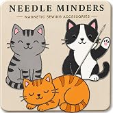 Kraftex Magnetic Needle Minder. Needleminder for Embroidery &amp; Sewing. Cute Needlepoint Accessories. Magnetic Needle Holder for Cross Stitch. Cute Magnet Pin Gift