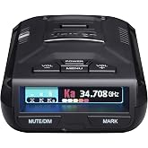 Uniden R3 EXTREME LONG RANGE Laser/Radar Detector, Record Shattering Performance, Built-in GPS w/ Mute Memory, Voice Alerts, Red Light &amp; Speed Camera Alerts, Multi-Color OLED Display , Black