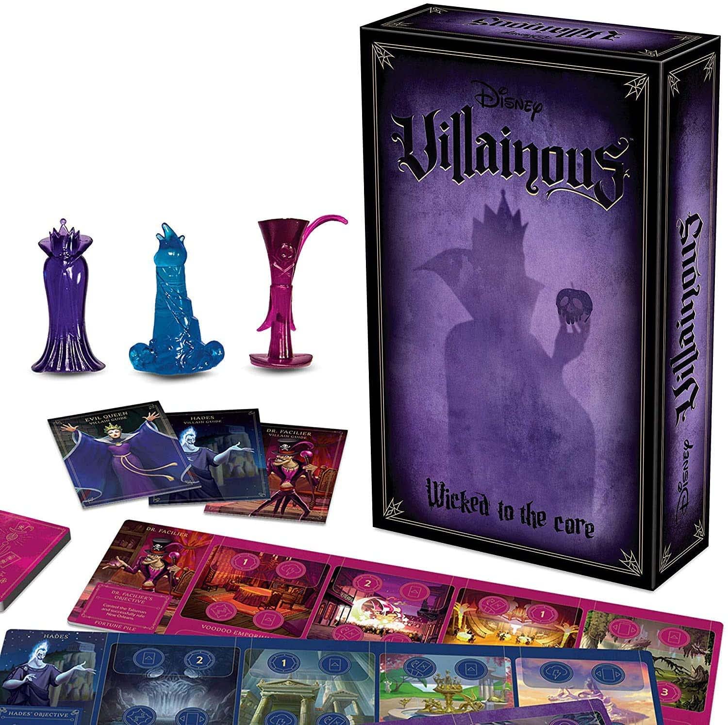 Ravensburger Disney Villainous Wicked to The Core - Strategy Board Game for Kids & Adults Age 10 Years Up - Can Be Played as a Stand-Alone or Expansion