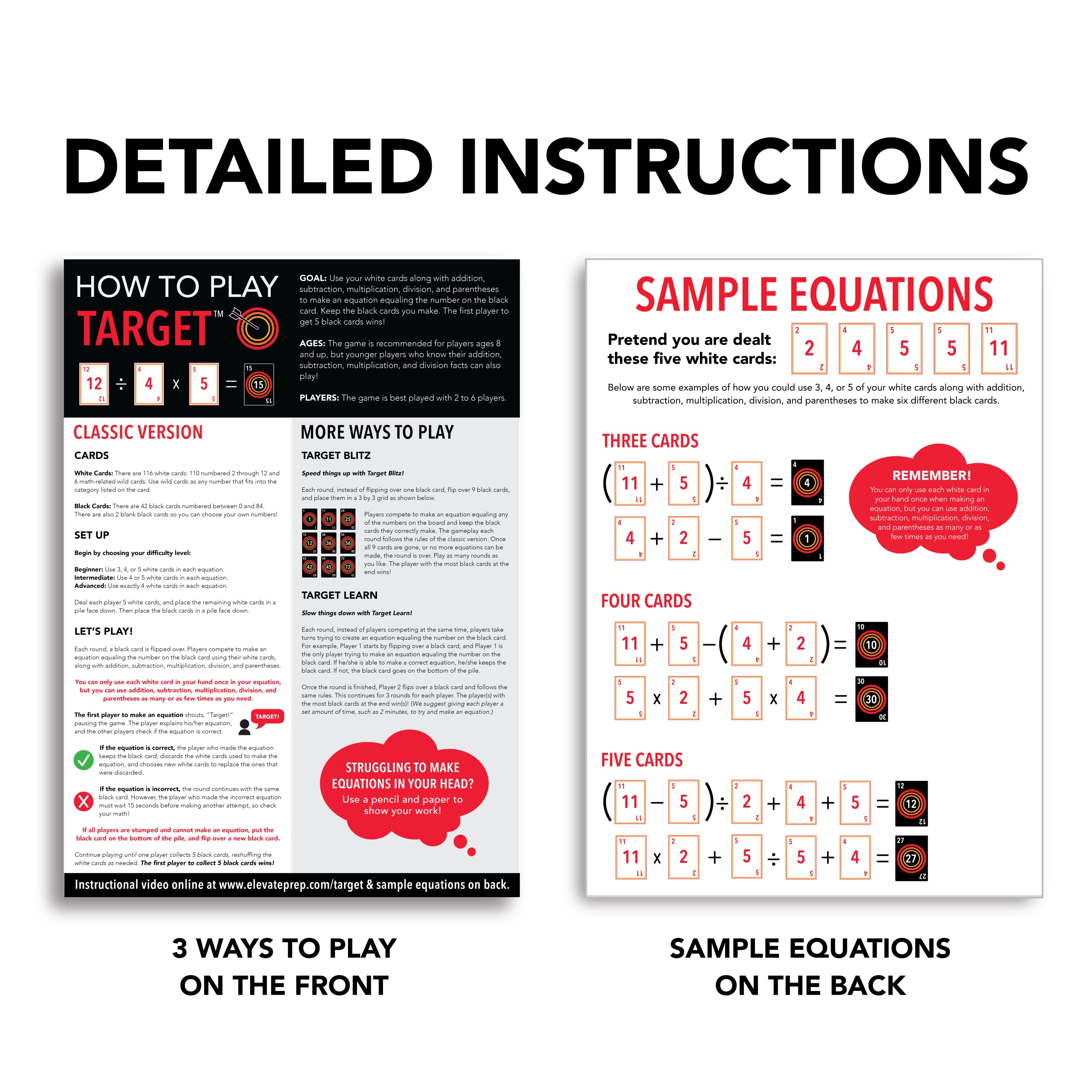 Mua Target Math Game | A Teacher-Recommended, Fast-Paced Mental Math ...