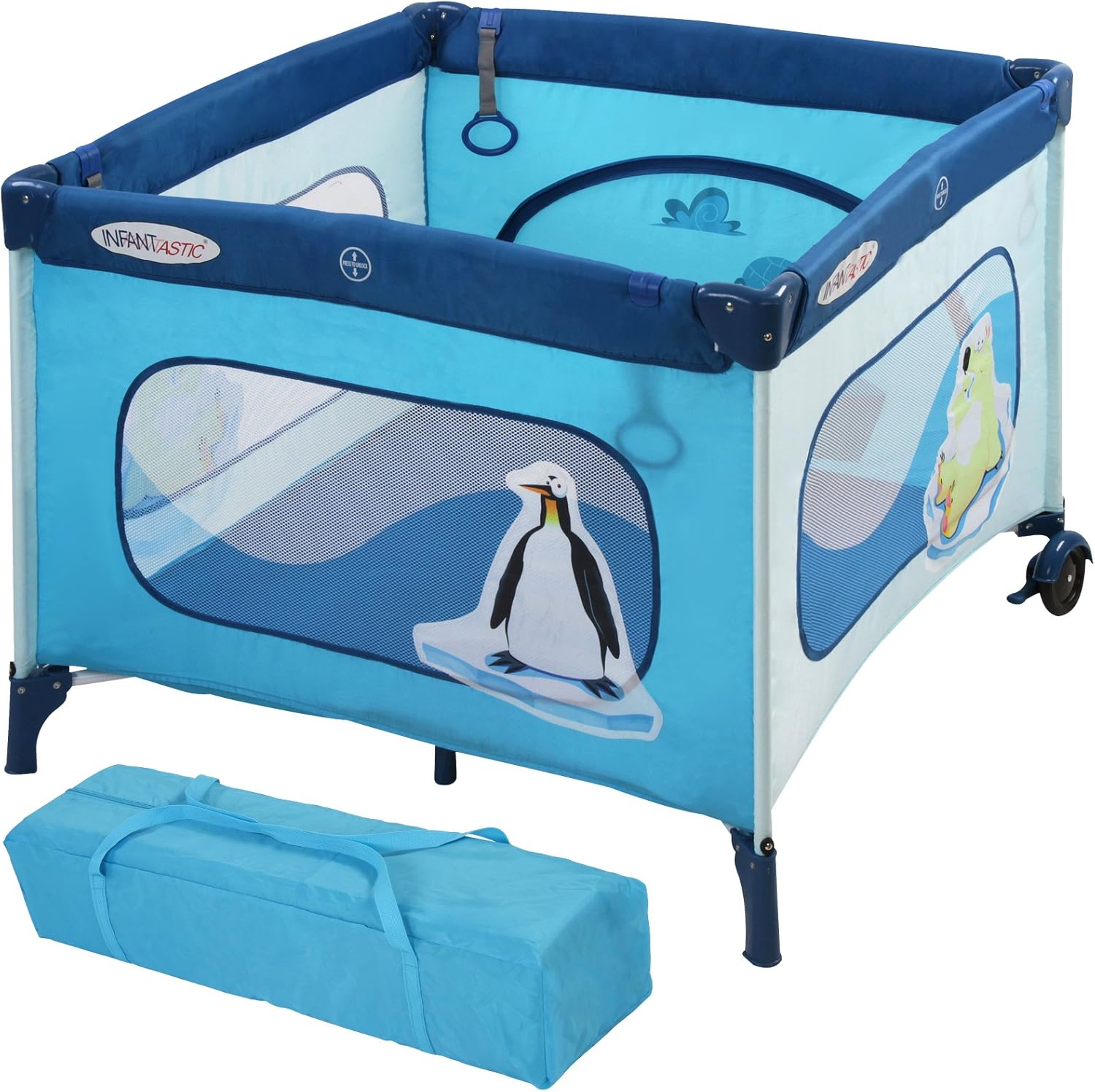 graco travel cot colourful