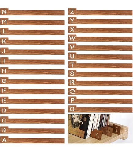 Amazon.com: 26 Pcs Dividers A-Z DVD CD File Alphabet Organizer