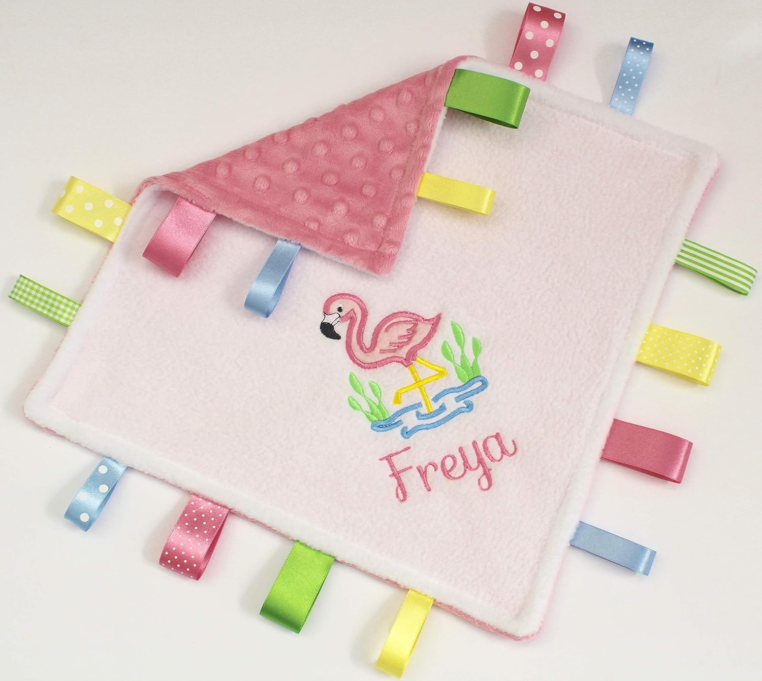 personalised taggy blanket
