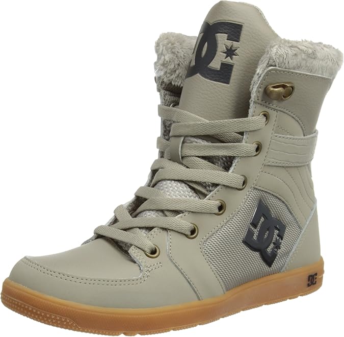 DC Shoes Stratton J, Chaussures montantes femme Beige, 36 EU (3 UK