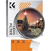 K&amp;F CONCEPT 82mm Variable Star Starburst Filter 4 8 Points | 18 Layer Coating Ultra Slim Optical Glas Camera Lens Filter with 3 Cleaning Cloth Nano-K Series FE310