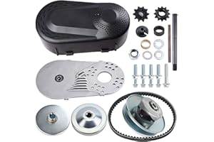 OBUYTO 30 Series Torque Converter Go Kart Pulley Kit 1 Inch Driver 5/8 Driven 10T #40 41 and 12T Sprocket #35 Chain for Manco Comet TAV2 218353A 212CC
