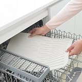 Brabantia Silicone Dish Drying Mat Steel Light Grey 43.8 x 32.5 cm view 2