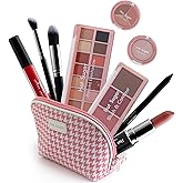 Hot Sugar All in One Makeup Kit, Makeup Set for Women, Girls Makeup Kit for Teens with Eyeshadow, Blush, Contour, Highlighter, Concealer, Lipstick, Lip Gloss, Eyeliner and Brush (Pink)