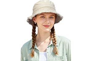 Croogo Bucket Hat for Men Women Fisherman Outdoor Summer Travel Beach Caps 100% Cotton Stone Washed Packable Fishing Sun Cap