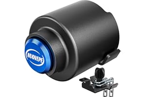 NUOVEPE Trailer Lock Fits 2 5/16 Inch Couplers, Secures Safety Chains Anti-Theft Ball Hitch Lock, Pry-Resistant & Heavy-Duty Trailer Hitch Locks for RV | Cargo | Camper | Dump Trailer (Blue)