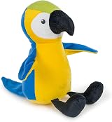 Petface Planet Percy the Parrot Eco Friendly Plush Dog Toy view 3