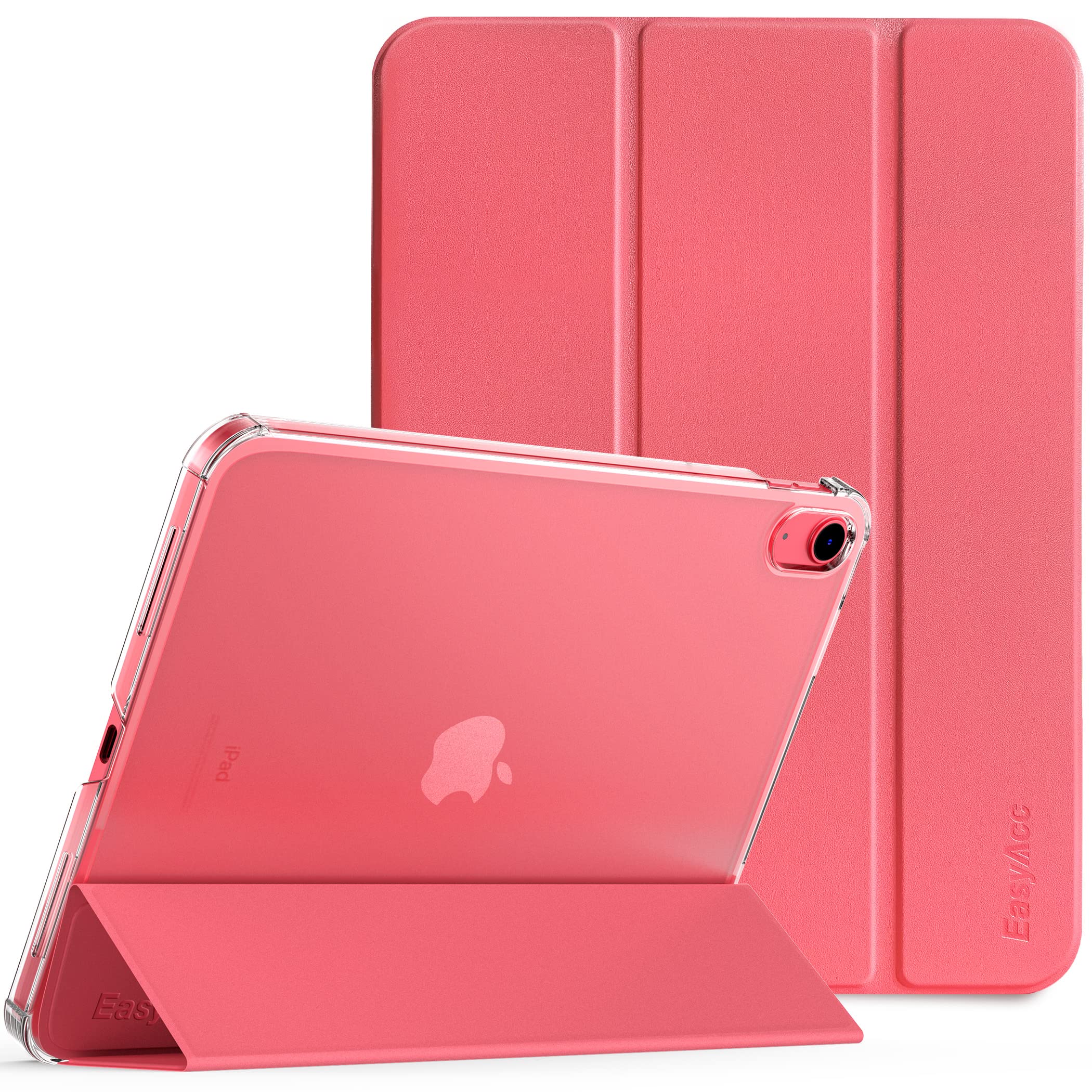 EasyAcc Case for iPad (A16) 11th/10th Generation 2025/2022 11/10.9 inch, Slim Hard Protective Cover for iPad 11/10 Gen, Models A3354/A3355/A3356/A2696/A2757/A2777/A3162, Watermelon Red — image 1