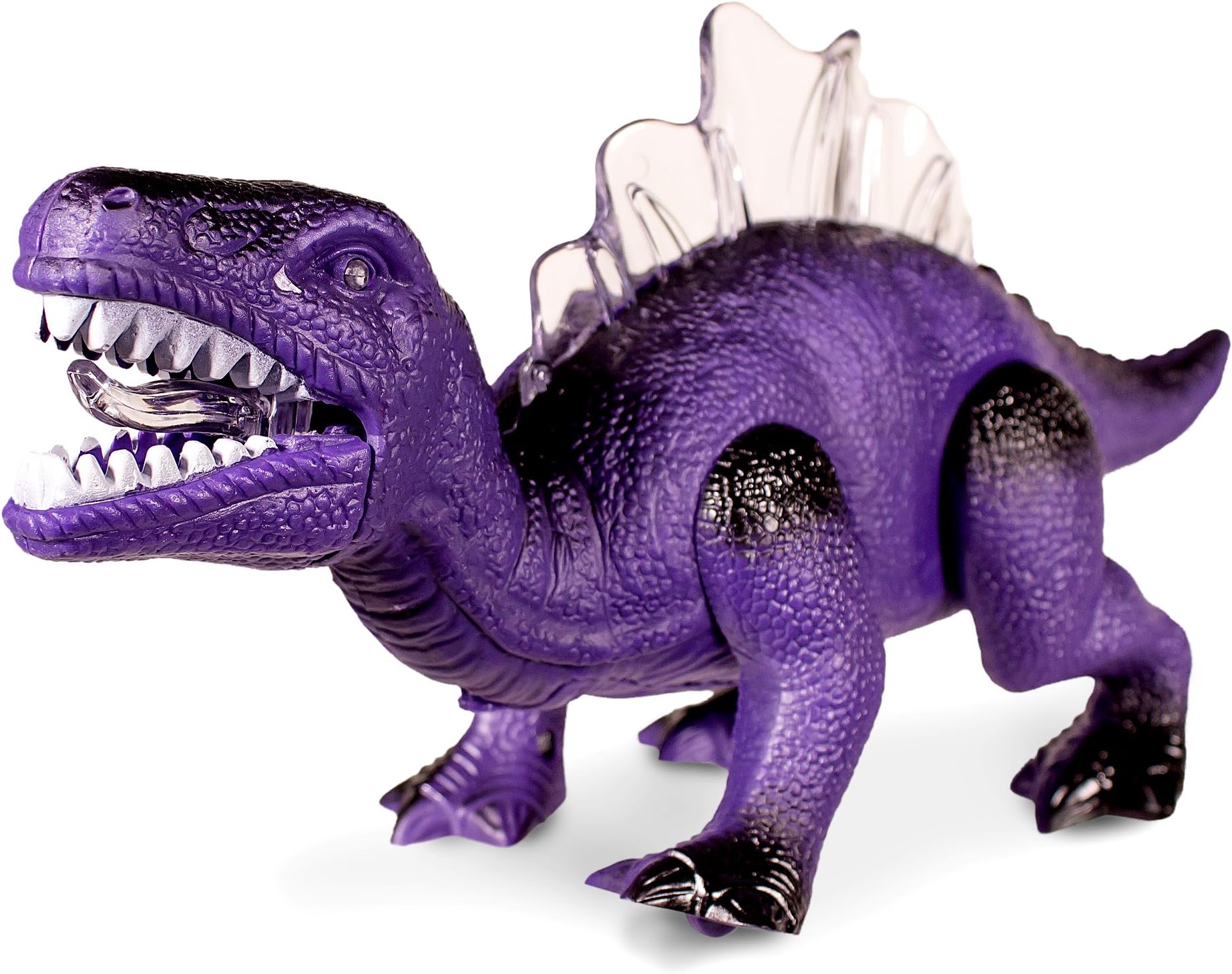 Windy City Novelties LED Light Up and Walking Realistic Dinosaur with Sound